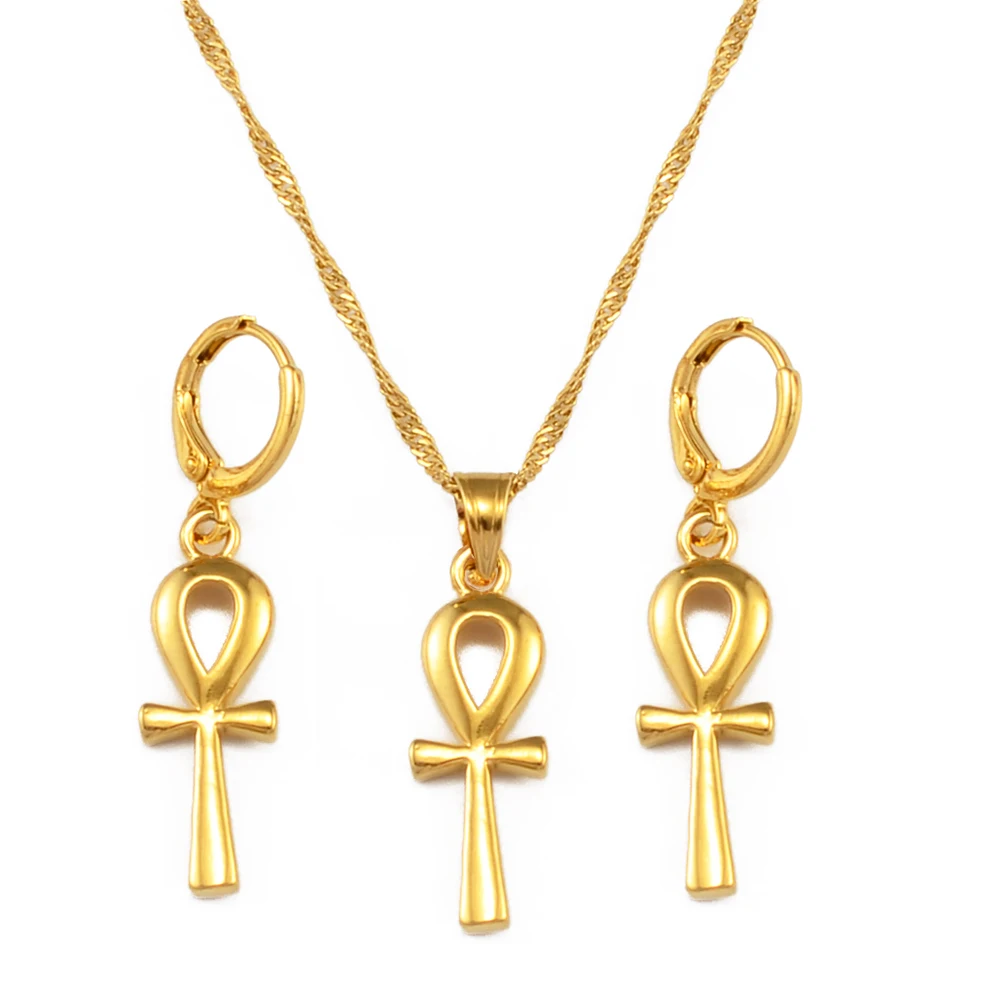Egypt Ankh Egyptian Jewelry Pendant Necklaces Earrings Egyptian