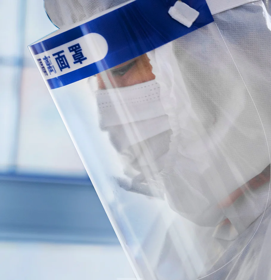 

Transparent Safety Protective Mask Face Shield Mask Anti-Fog Dust-proof Plastic Isolation Mask Full Face Hood Fast Free Shipping