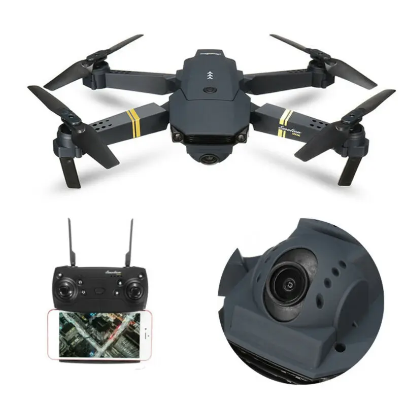 Квадрокоптер E58 складной Радиоуправляемый 1080P 5 МП 2 4 ГГц Wi Fi FPV|Робот с камерой| |