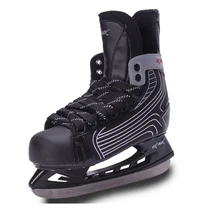 Новая зимняя обувь для взрослых и подростков из искусственной кожи; профессиональная теплая обувь для катания на коньках со льдом; удобная обувь для начинающих