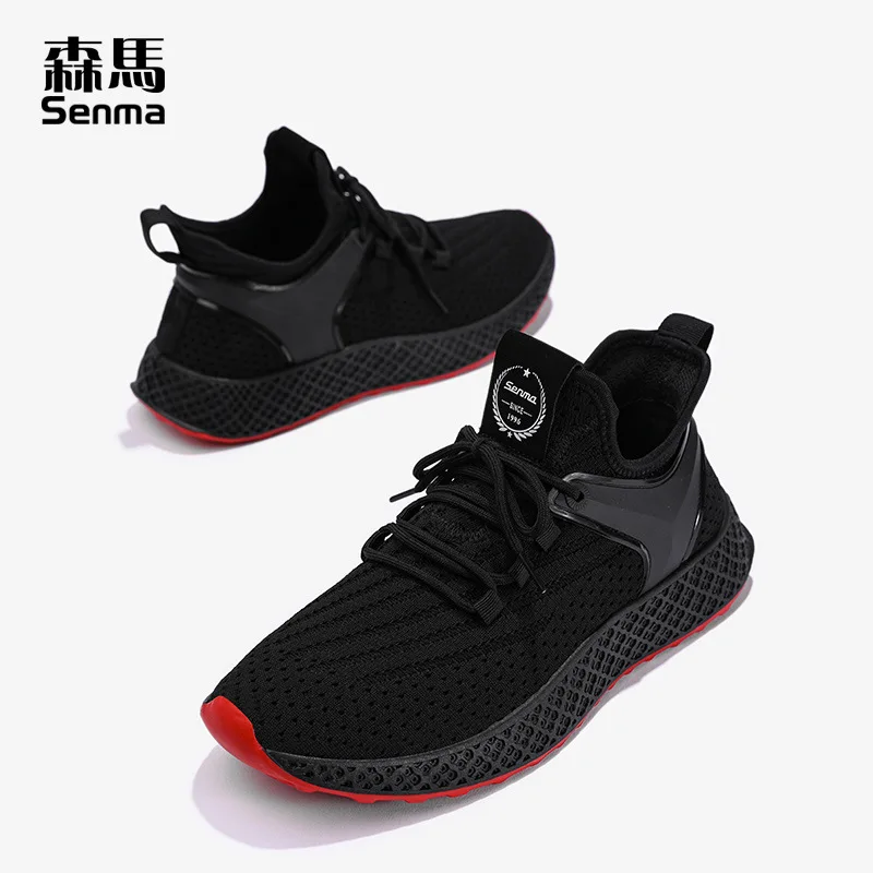 

Semir Men Mesh Athletic Shoes Spring Summer Punched Sheet Shoes Youth Casual Slip-on Lazy Lightweight Running Shoes