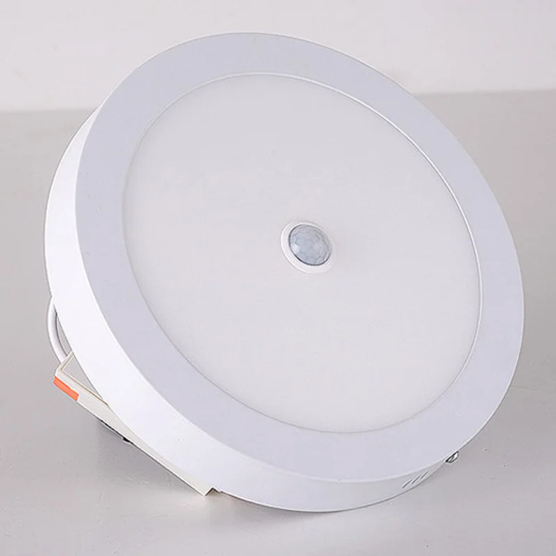US $11.51 LED Panel Light 6W12W18W24W Motion Sensor Square Round Surface Ceiling Downlight Ceiling Lamps For Deroration Home Lighting