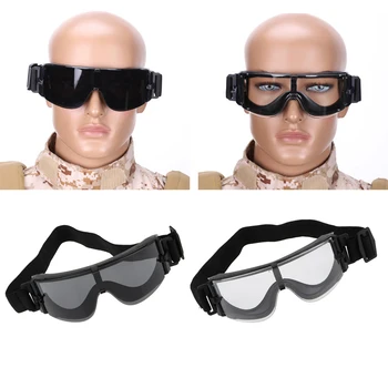 

2Pcs Men Women Windproof Scratch Resistant Combat Goggles for Cycling Climbing Riding Skiing Outdoor Activities