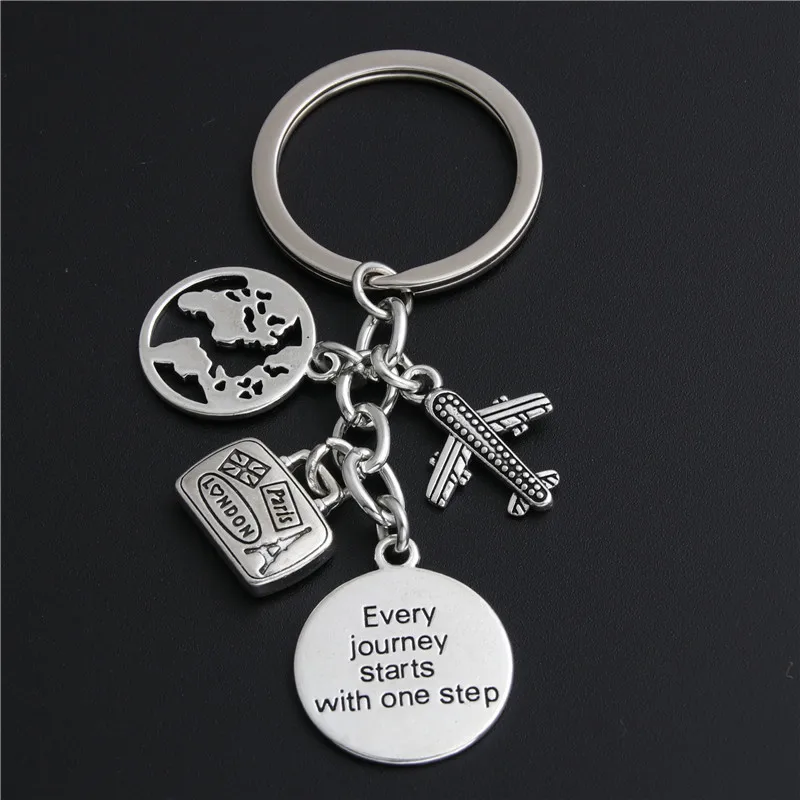 1 шт. карта мира и подвеска в виде самолета Брелок для путешествий Обнаружение