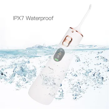 

USB Rechargeable Oral Irrigator Dental Water Jet Professional Water Flosser Teeth Cleaning Water Toothpick 2 Jet Tip Dental Care