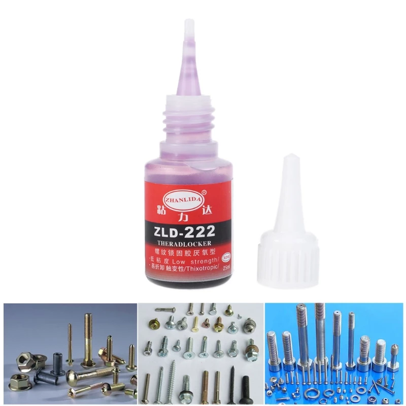 

25ml Anaerobic adhesive Metal Lock Screw glue Thread Seal up Anti rust low strength Sealing Glue Low strength removable
