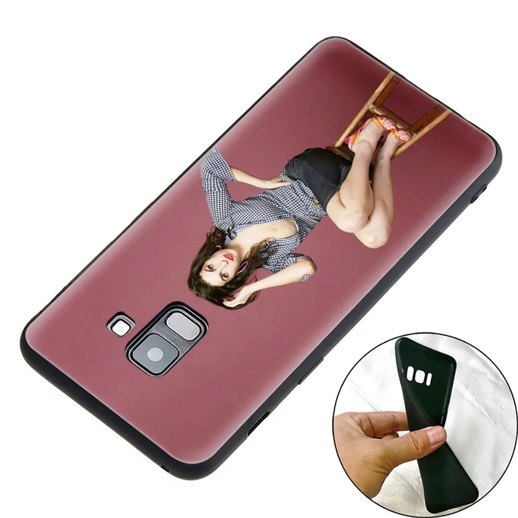 Эми Уайнхаус Мягкий силиконовый чехол для телефона для samsung A6 плюс A3 A5 A7 A8 A9 J6 A2 J4 крышка