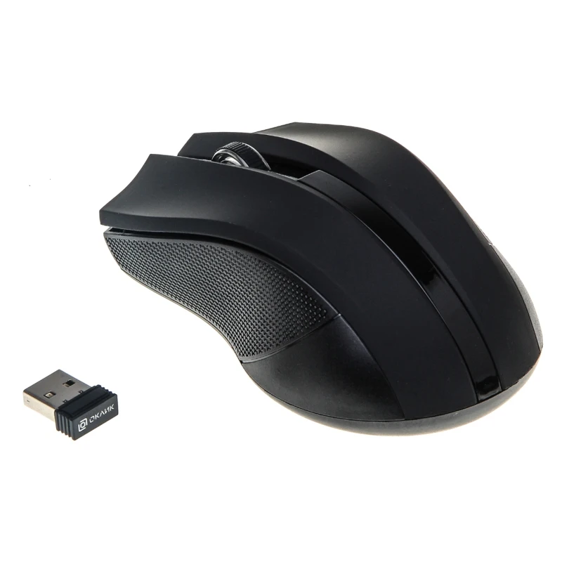 Мышь OKLICK 615MW, беспроводная, USB, черный