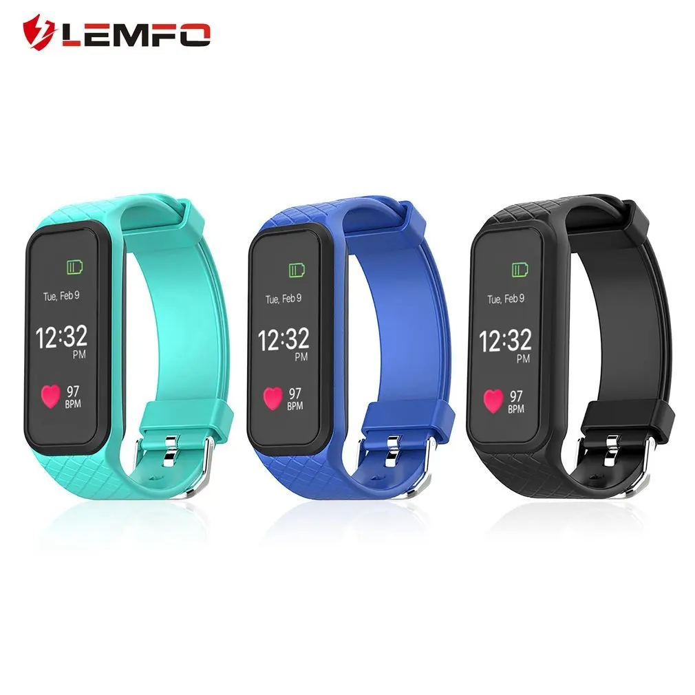 

LEMFO L38I Dynamic Heart Rate Monitoring Pedometer Sport Waterproof Smart Band Watch Bracelet for iOS for Android