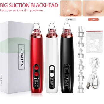 

Pore CleanerNose Blackhead Remover Face Deep T Zone Acne Pimple Removal Vacuum Suction Facial Diamond Beauty Care SPA Face Clean