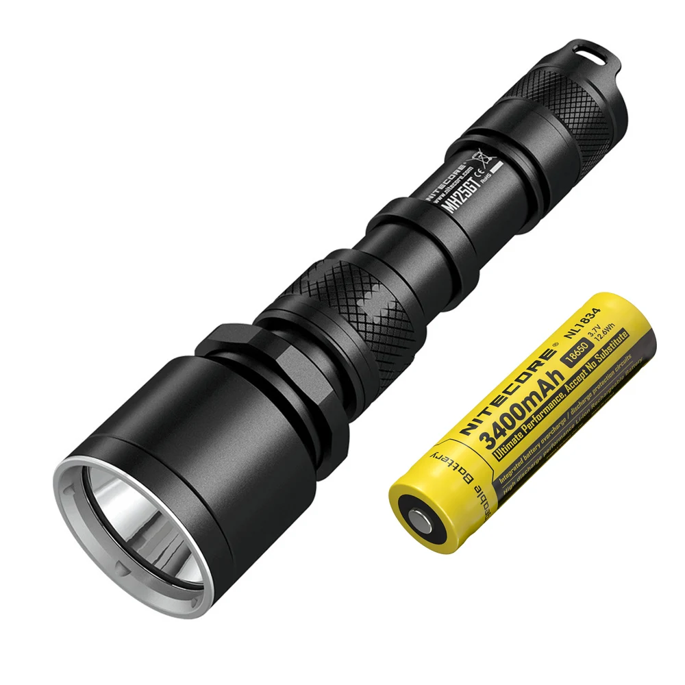 NITECORE MH25GT тактический фонарь XP L HI V3 светодиодный Макс 1000 люмен дальность луча 452 м