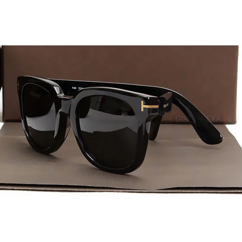 Модные Роскошные брендовые поляризованные солнцезащитные очки для мужчин солнцезащитные очки для женщин водительские Квадратные Солнцезащитные очки для женщин TF211