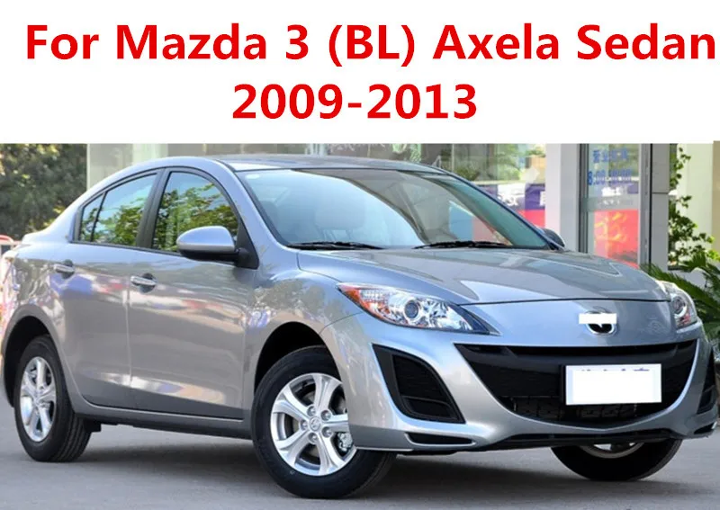 Автомобильные Брызговики для Mazda 3/Axela 4-дверный седан(серии BL) 2009-2013 Брызговики брызговик передние и задние Брызговики Fender