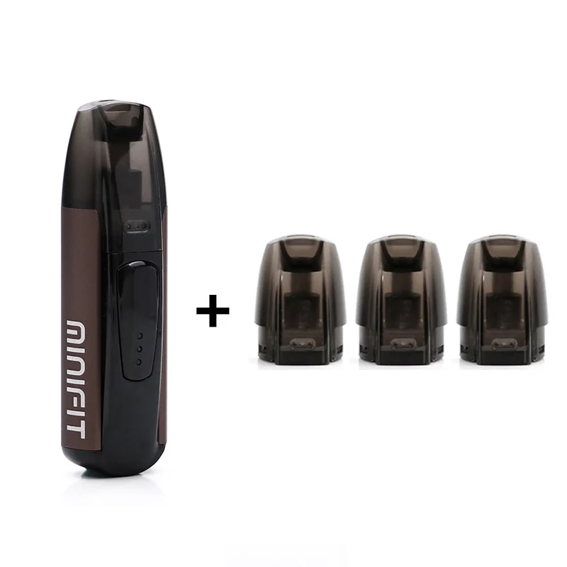 bronze normal pod Justfog minifit стартовый набор 370 мАч vape мини стартовый набор и новейший Minifit керамический Pod 1,5 мл емкость Pod электронная сигарета vape комплект - Цвет: bronze normal pod