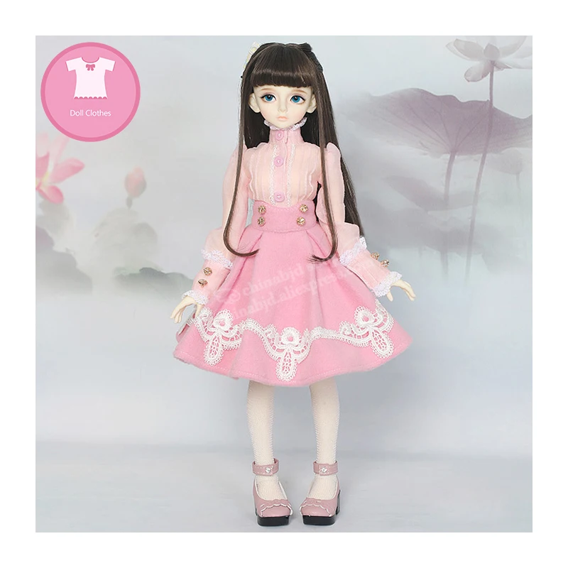 Одежда для куклы BJD SD 1/4 элегантное платье рубашка плиссированная стиль принцессы