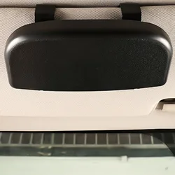 Portable Car Sunglasses and Eyeglass Holder Case (Black)