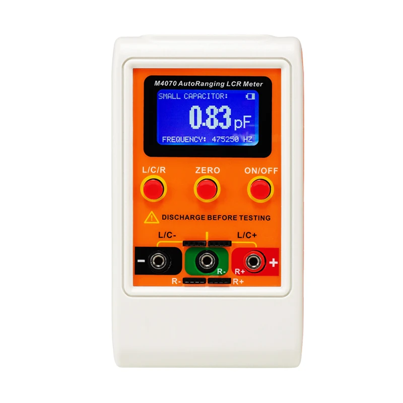 M4070 AutoRanging LCR Meter Up to 100H 100mF 20MR 1% accuracy 5 digit display Orange， resolution 0.01pF 0.001uH 0.01R | Инструменты