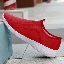 Lightweight Shock-absorbing Men's Running Shoes Flying Woven Breathable Sneakers Set Foot Casual Shoes Walking Sports Shoes