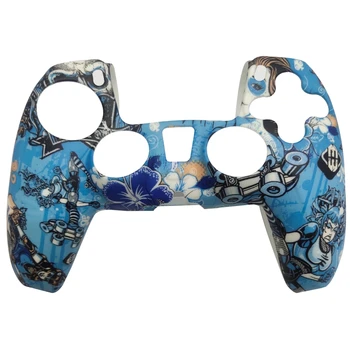 

Multicolor Handle Sleeve Silicone Case Dustproof Skin Protective Cover Anti-Slip for S-ony PlayStation PS5 Controller Game
