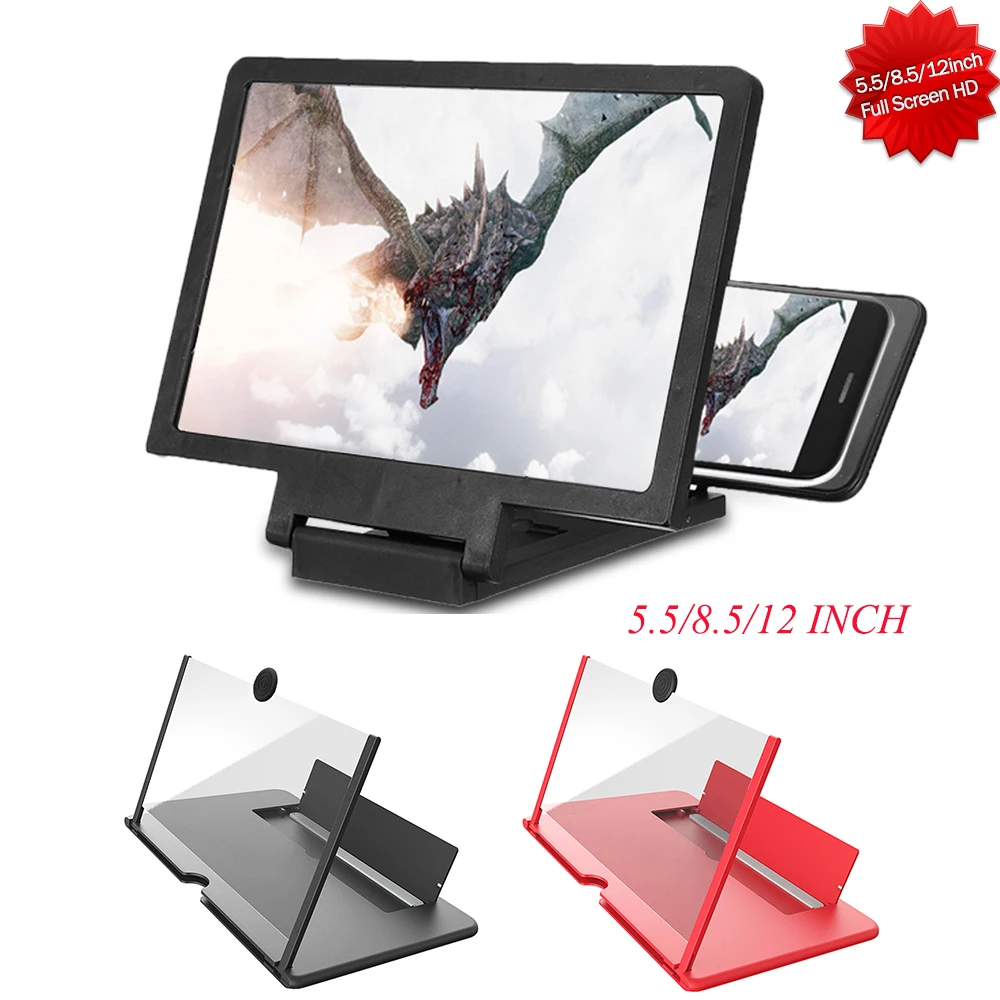 Universal 3d Mobile Phone Screen Magnifier Enlarger Magnifying Video