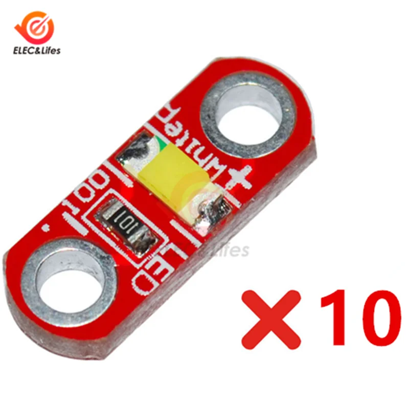 

10pcs/lot LilyPad LED Module Warm White Mini SMD LED Module 3v to 5v 40mA