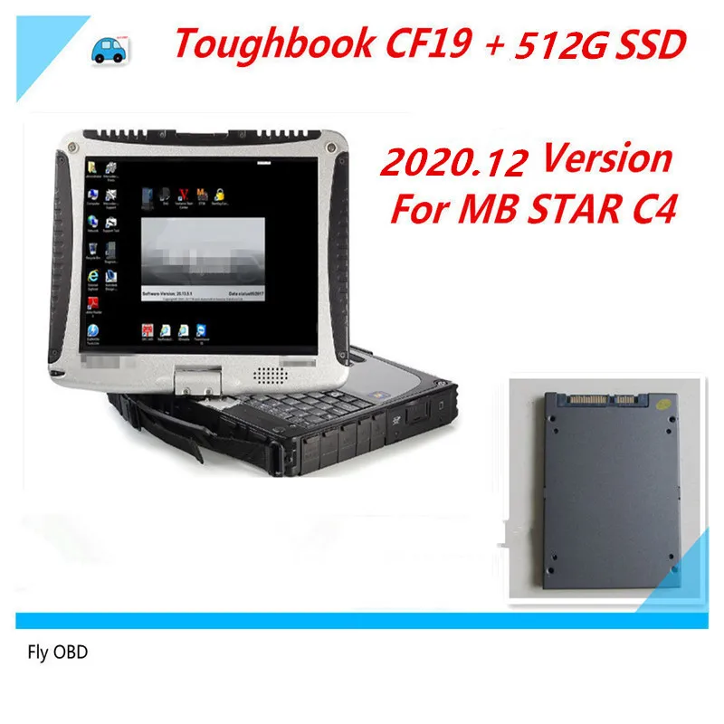 Лучшее качество CF19 CF 19 ноутбук с новейшим программным обеспечением SSD для MB Star C4 C5