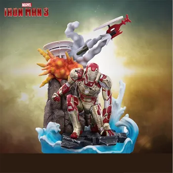 

Genuine Disney Iron Man The Avengers MK42 Zoned Waves GK Statue Action Figure Collection Model Toy Boyfriend Gift M5254