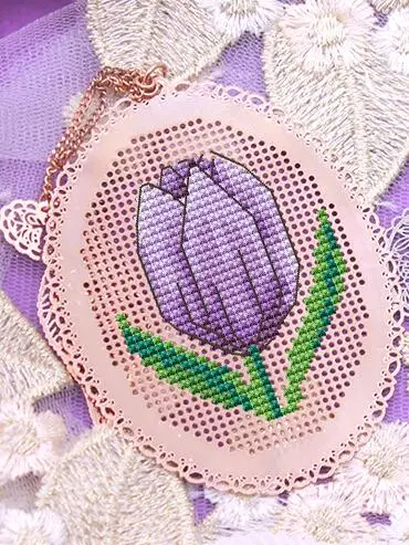 TT Girls DIY ремесло Стич вышивки крестом металлическая Закладка серебро Золотой Рукоделие Вышивка ремесла счетный крест-строчка Kit-6TH - Цвет: JS068