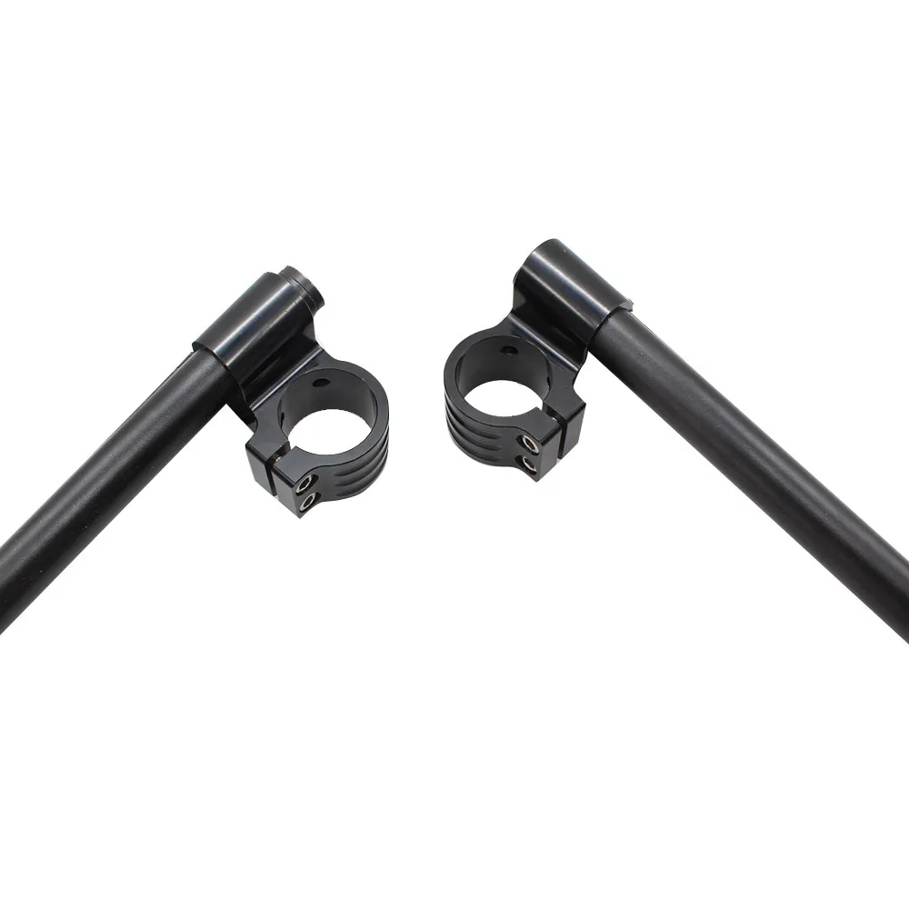 Черный 31 33 35 36 37 41 43 45 48 50 51 52 53 54 мм руль мотоцикла Rised Riser Clipon клип на зажимах Вилка Ручка Зажим