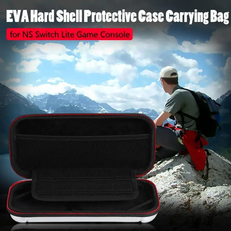 EVA Hard Case Protection Cover Storage Bag for Nintend Switch Lite Accessories Internal Game Storage Space and Pockets