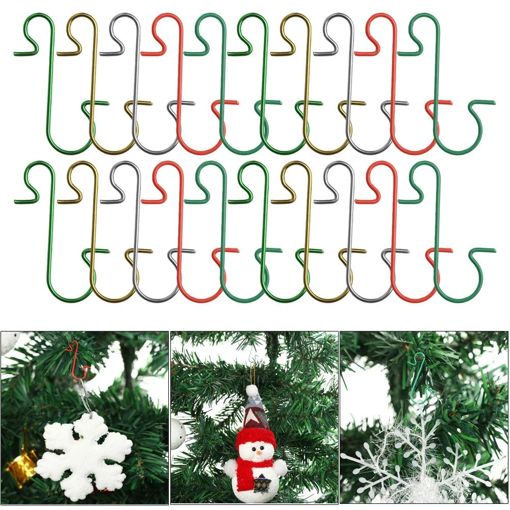 10pcs Ornament Hook,christmas Tree Hook,mini Christmas Hanger,christmas