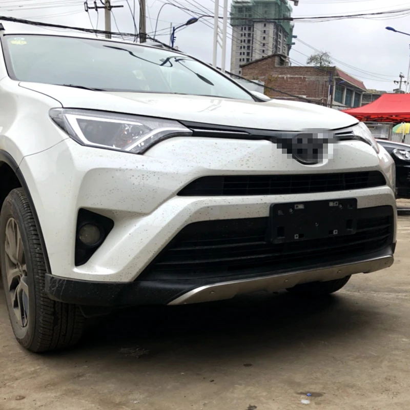 

UBUYUWANT Front Bumper Spoiler For Toyota RAV4 2016-2018 Front Bumper Decoration Lip Diffuser Bumpers Protector Body Kit