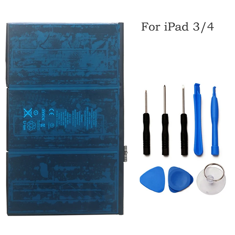 

A1389 Tablet battery For Apple iPad 3/4 rd A1403 A1416 A1430 A1433 A1459 A1460 iPad 3 iPad 4 11560mAh Replacement Batteries