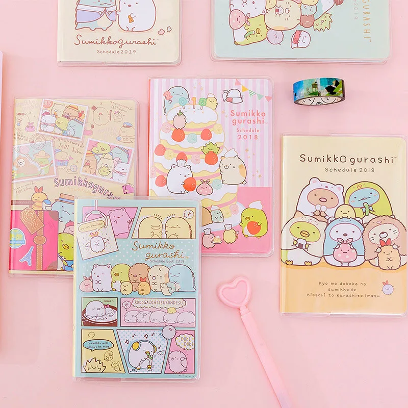 1 шт., милый блокнот Sumikko, креативный дневник, планировщик, книга Kawaii Bullet Journal, записная книжка для детей, подарок, школьная Новинка, канцелярские принадлежности