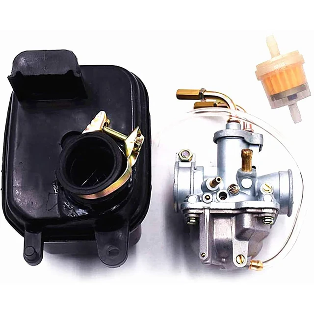 How to Install a Carburetor Carb With Air Filter Cleaner Box For Yamaha