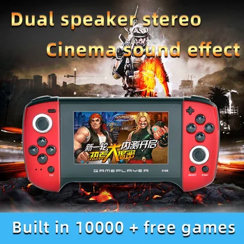 

X18s PSP Game Console 4.3-inch Large Screen Upgrade Enhanced Version Two-person Battle Handheld Arcade FC Game Accessories