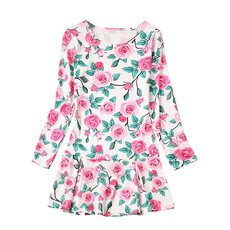 

Autumn Mommy and Me Daughter Dress Long Sleeve Floral Outfits Princess Tutu Causal Family Matching Clothes Christmas Pajamas