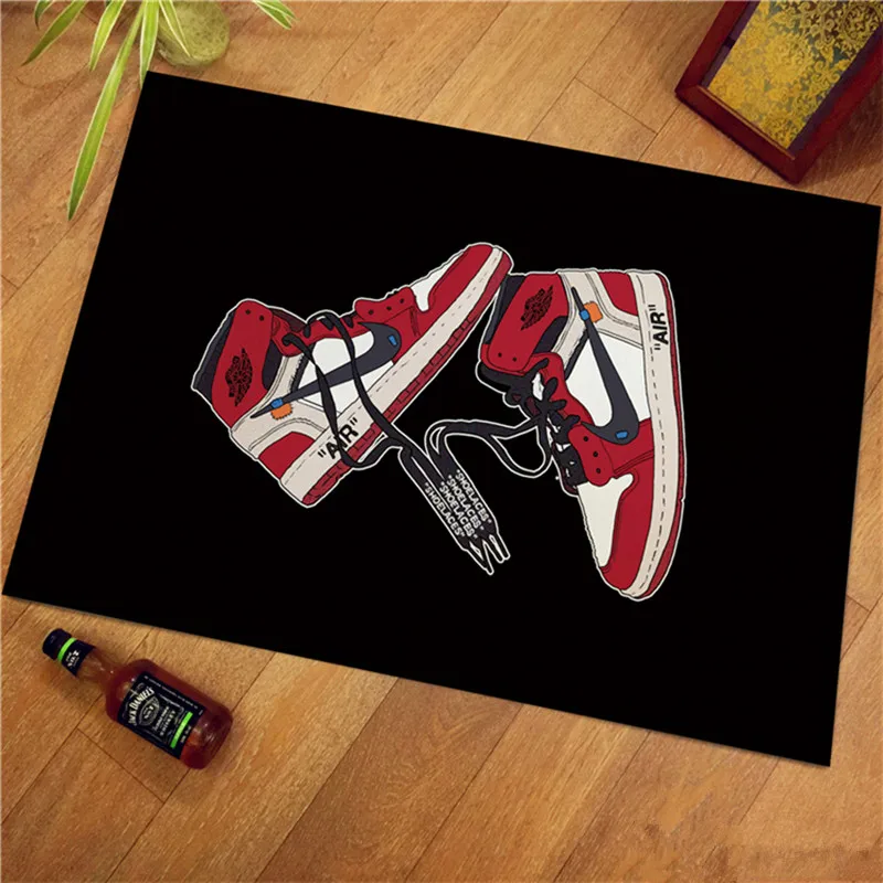 Ковер Противоскользящий напольный коврик для ванной НБА баскетбольная звезда Коби ковер мягкий фланелевый нескользящий коврик в ванную комнату дверь гостиная