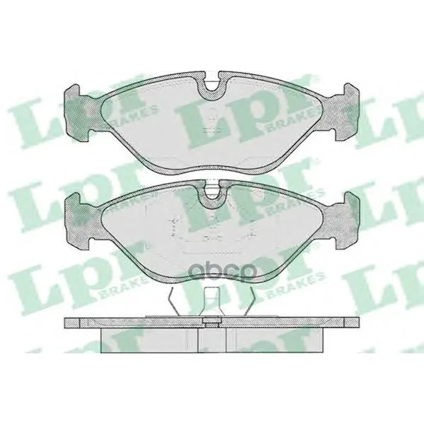 Колодки Тормозные Saab 900/9000 2.0-3.0 89-98 Передние Lpr 05p310 Lpr арт. 05P310