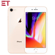 СПРИНТ версия Apple iPhone 8 A1863 LTE 4G мобильный телефон 2 Гб ОЗУ 64 Гб/256 Гб ПЗУ A11 HexaCore 4," 12 МП камера NFC iOS смартфон