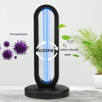 

38W High Ozone UV Disinfection Lamp UV Germicidal Sterilizer Light Disinfect Kill Mites Deodorizer Ultraviolet Light