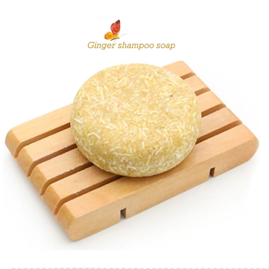 8Pcs Organic Handmade Solid Shampoo Soap Bar Anti-Dandruff Plant Essence