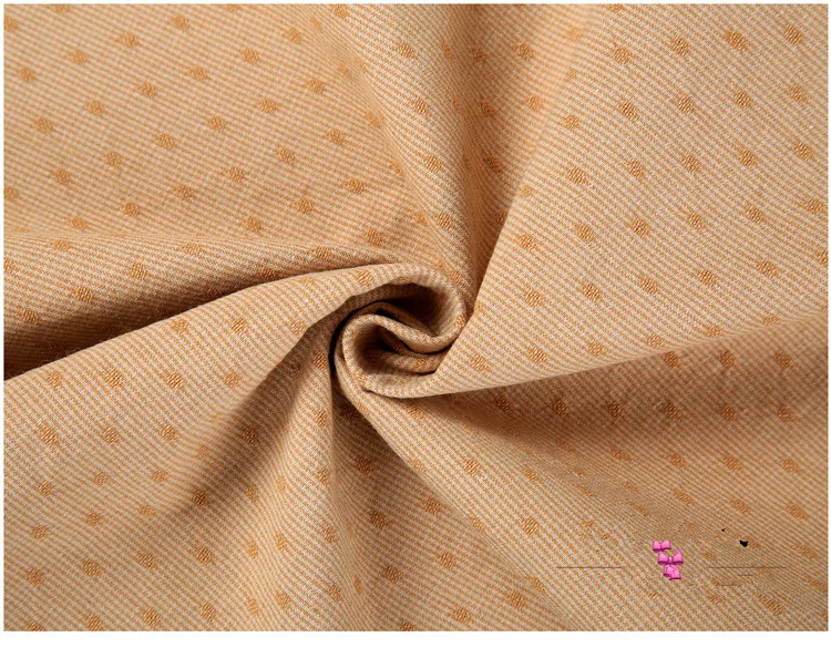 50*140 см Dot японская пряжа окрашенная хлопковая ткань ручной работы DIY Профессиональная стеганая хлопковая лоскутная подушка, ткань для сумки - Цвет: 6