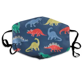 

Face Masks Anti-Dust Mouth Cover Stylish Small Cute Dinostamps Washable And Reusable Mask Warm Windproof For Women Men Boys