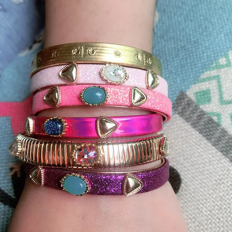 

12mm Spring chain Bracelet gold Copper Natural stone Bracelets Bohemia de Madera Pulseira Bracelet wholesale