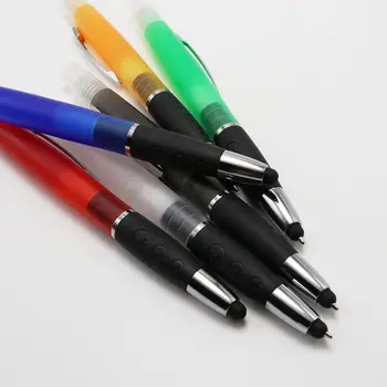 

2020 New 10Pcs 3 in 1 Empty Refillable Ballpoint Pen Spray Mister Touch Screen Stylus Pen