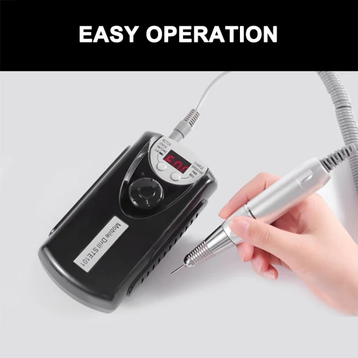 Hot Sale Nail Polishing Machine Electric Nail Drill Machine Rechargeable Strong Polishing ManicureTools