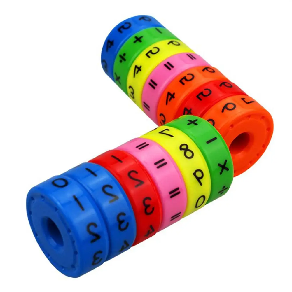 1Set Axis Magnetic Mathematics Digital Learning Educational Toys Puzzle Cube Magic Intelligence Arithmetic Math For Kids Toys