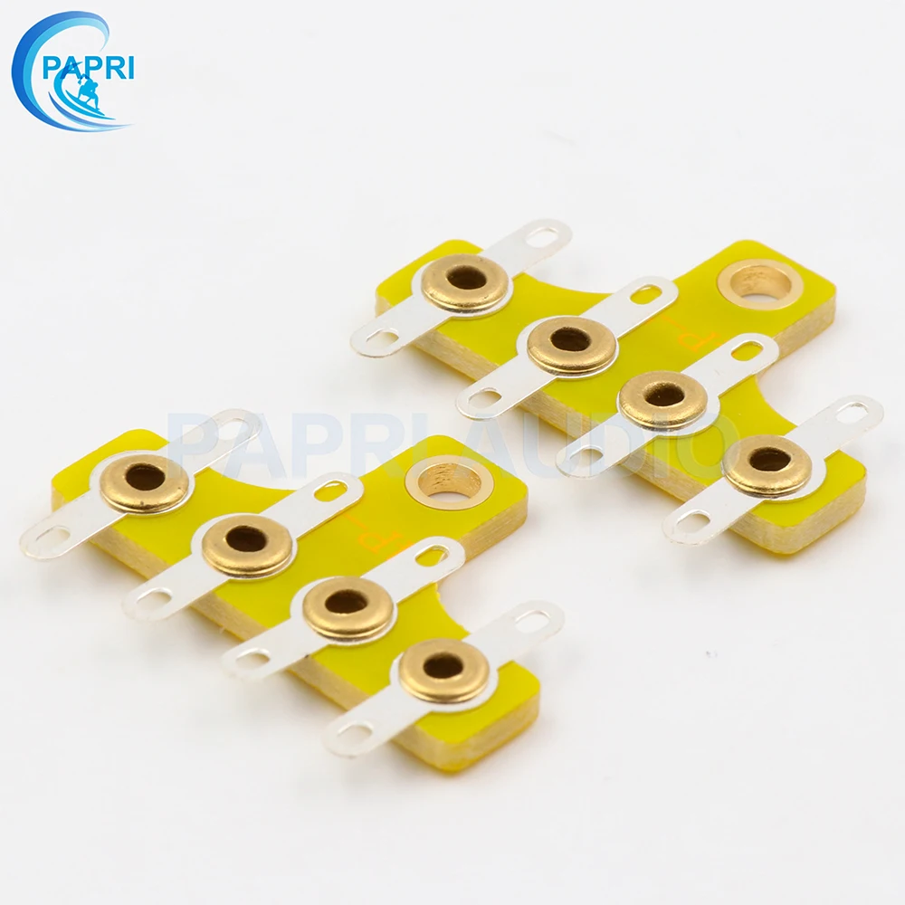 PAPRI 10 шт. HIFI DIY Project 4 стоек FR4 тег полоса плата револьверная терминал проушиная для