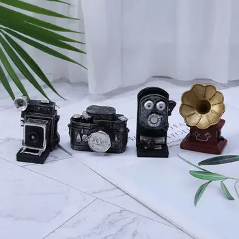 

Baby Baby Photography Props Retro Vintage Decoration Mini Small Simulation Phonograph Telephone Camera Photo Shot Newborn